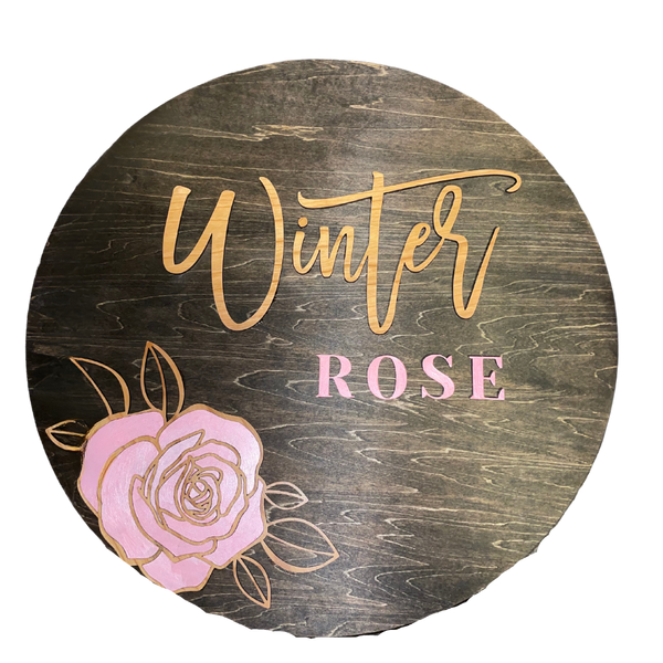 Winter Rose Nursery Sign!