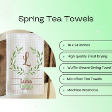 Load image into Gallery viewer, Spring Greenery Towel