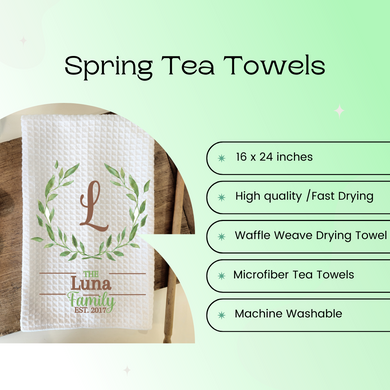 Spring Greenery Towel