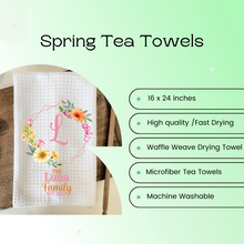 Load image into Gallery viewer, Pink Flowers in Spring Towel