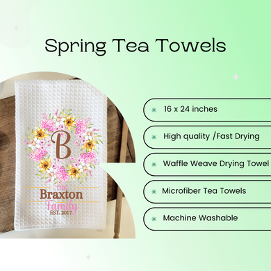 Spring Flowers Towel