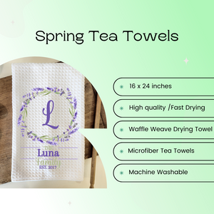 Lavender in Spring Towel