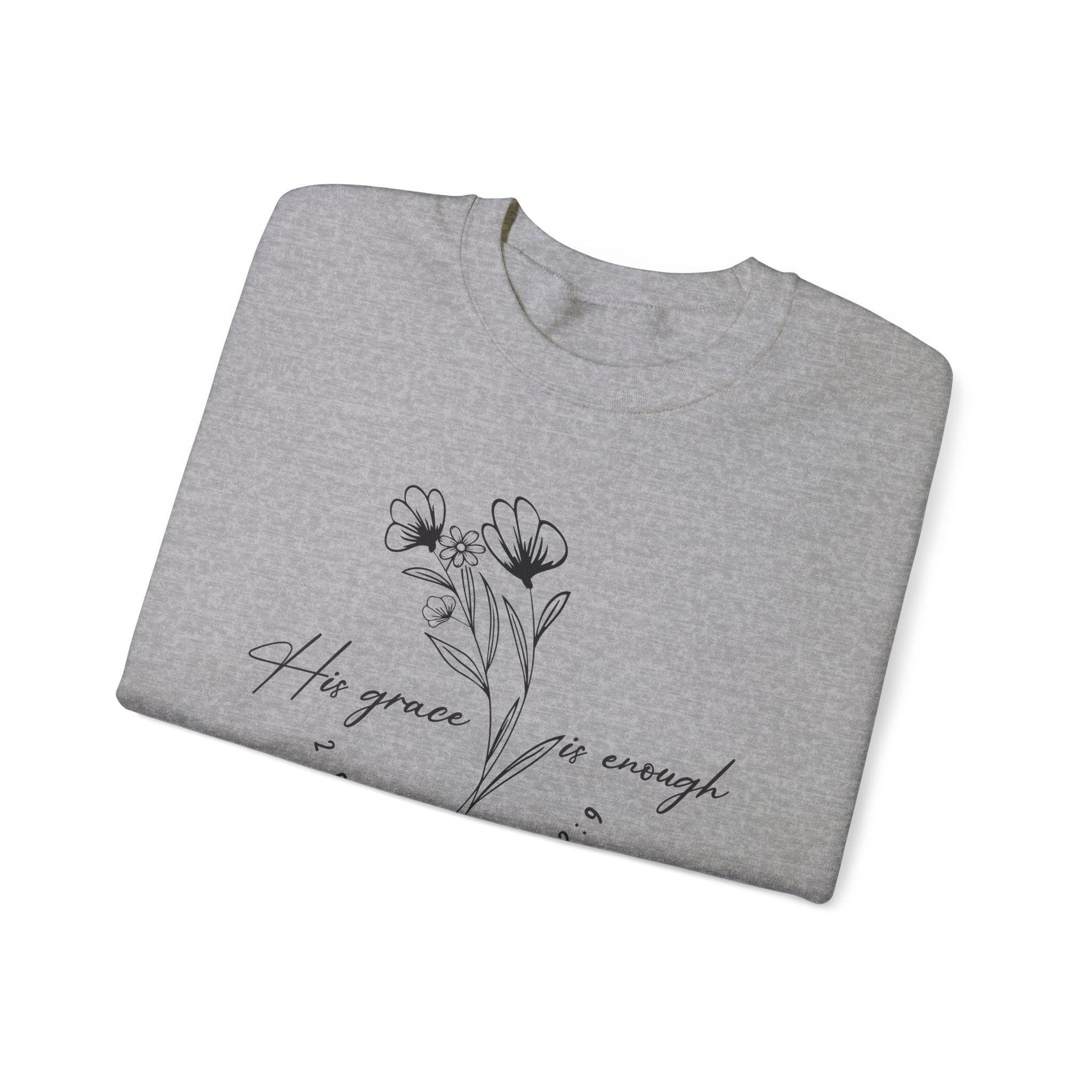 His Grace Is Enough Unisex Heavy Blend™ Crewneck Sweatshirt