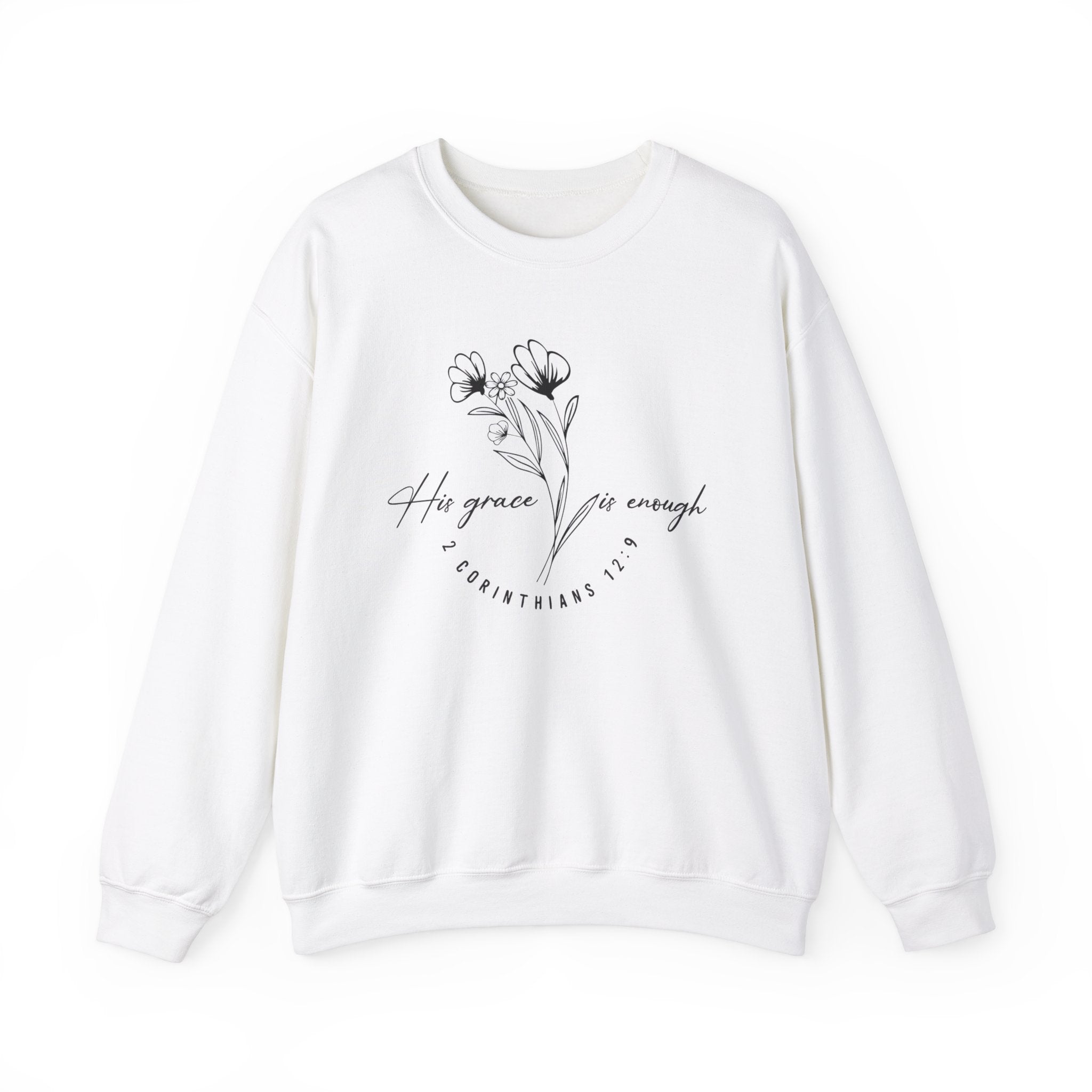 His Grace Is Enough Unisex Heavy Blend™ Crewneck Sweatshirt