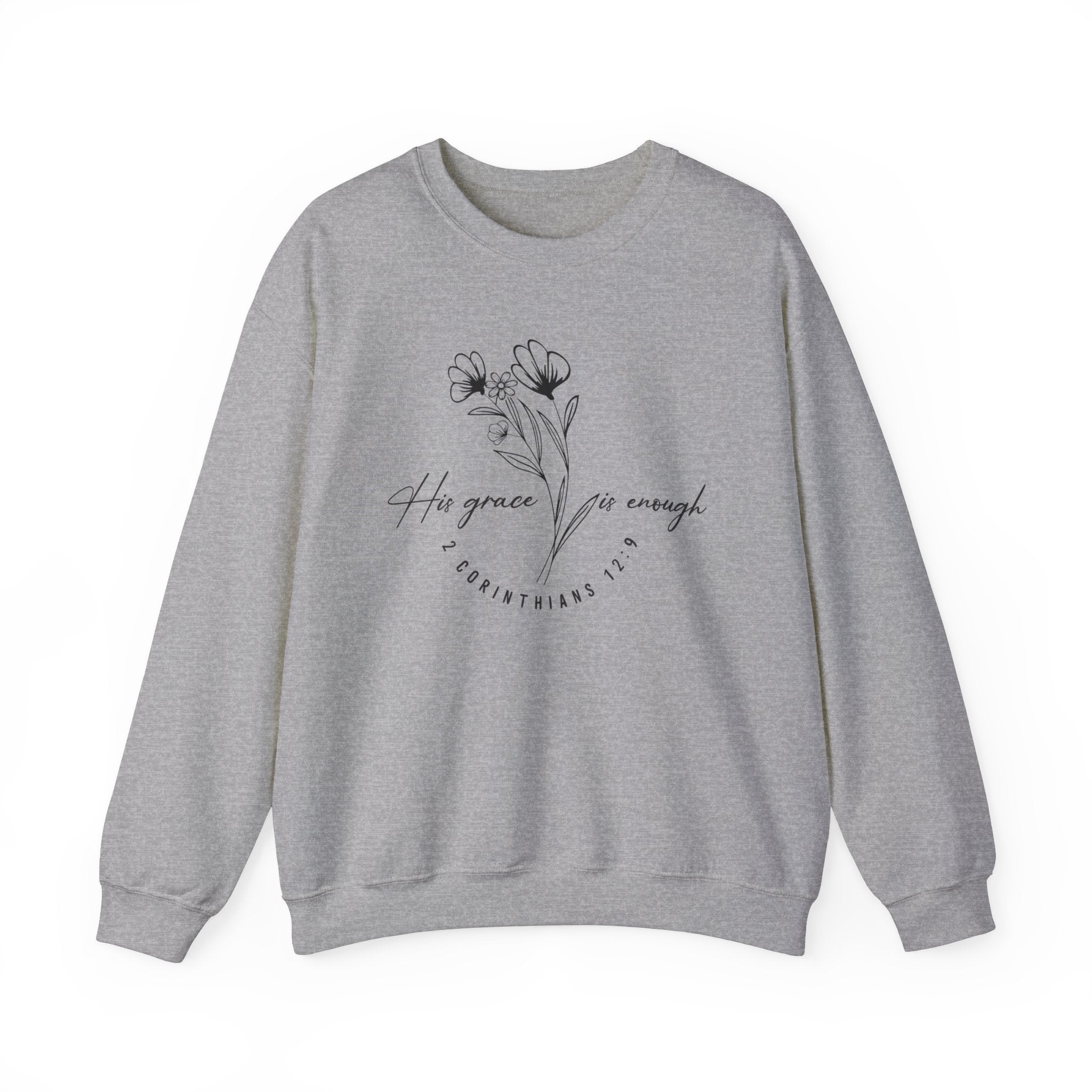 His Grace Is Enough Unisex Heavy Blend™ Crewneck Sweatshirt