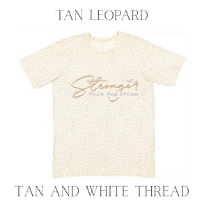 Stronger Than The Storm Embroidered T-Shirt