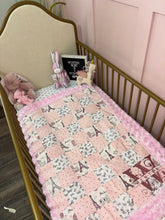 Load image into Gallery viewer, Butterflies in Paris Baby Quilt