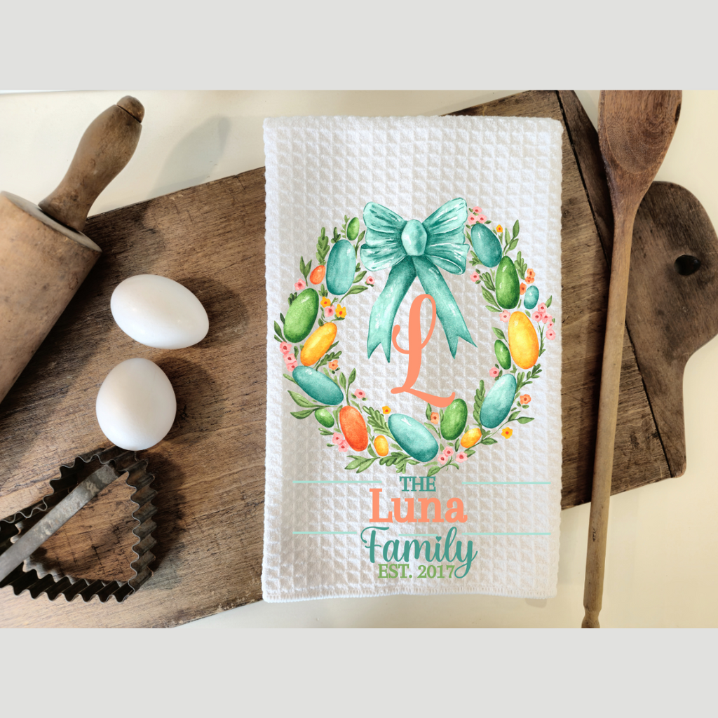 Vibrant Easter Egg Towel