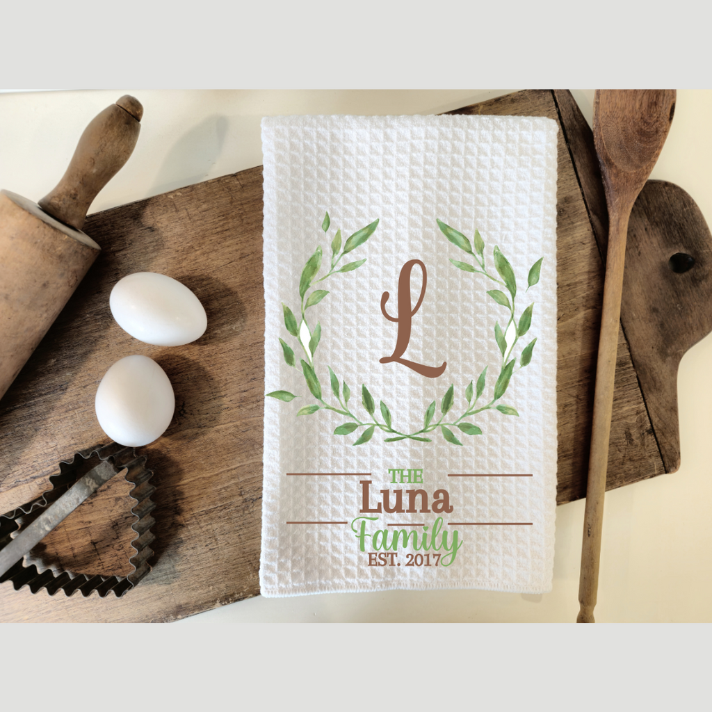 Spring Greenery Towel