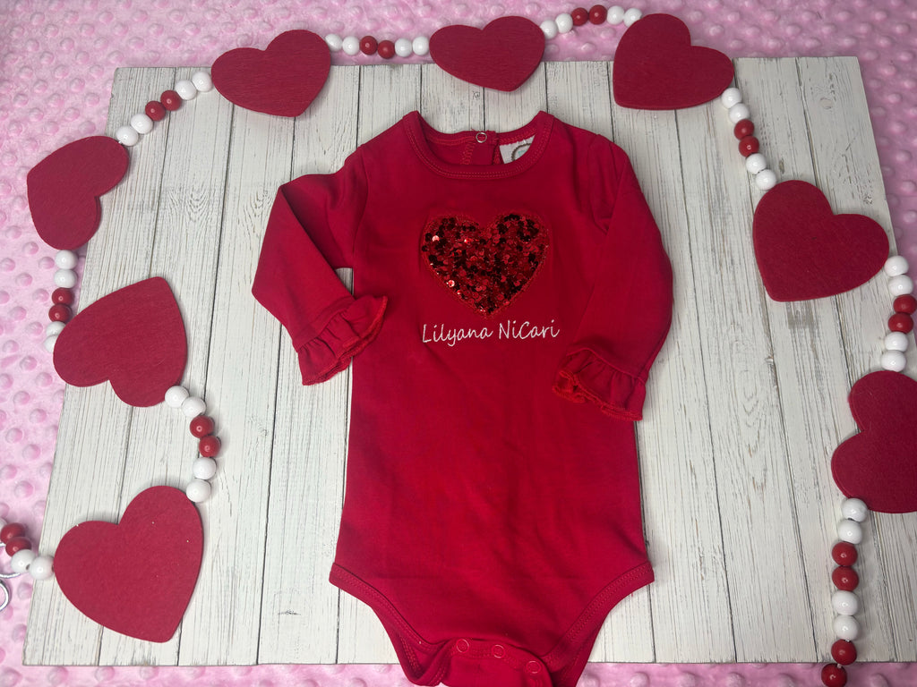 Sequins Heart + Name💕