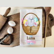 Load image into Gallery viewer, Bunny Spring Tea Towel