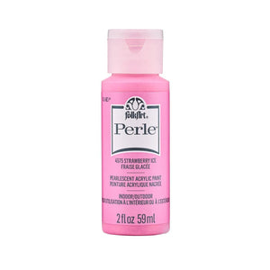 FolkArt Perle Acrylic Paint - Strawberry Ice