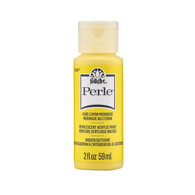 FolkArt Perle Acrylic Paint - Lemon Meringue