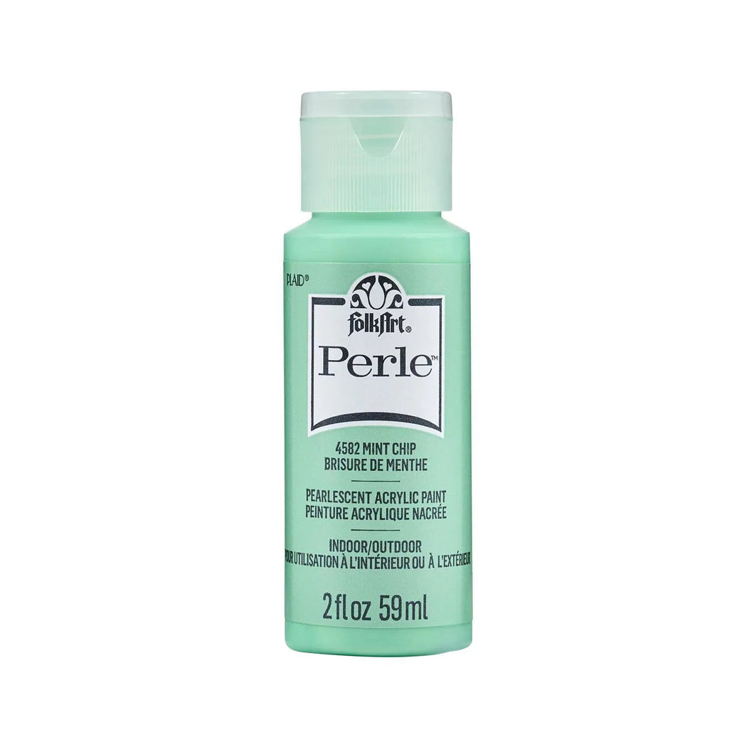 FolkArt Perle Acrylic Paint - Mint Chip