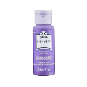 FolkArt Perle Acrylic Paint - Plum Kiss