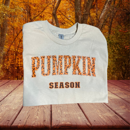 Cheetah Print Pumpkin Tee!