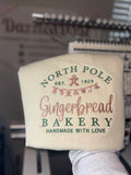 Gingerbread Bakery Embroidered Crewneck