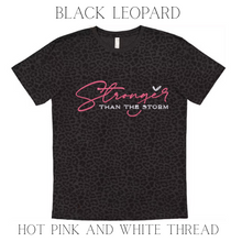 Load image into Gallery viewer, Stronger Than The Storm Embroidered T-Shirt