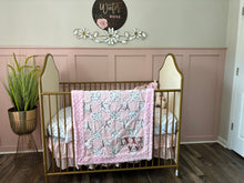 Load image into Gallery viewer, Butterflies in Paris Baby Quilt