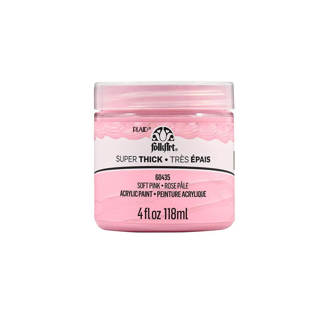 FolkArt Super Thick Acrylic Paint - Soft Pink