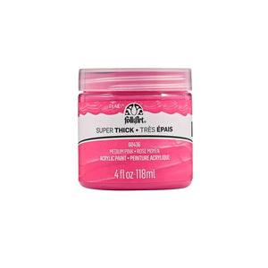 FolkArt Super Thick Acrylic Paint - Medium Pink
