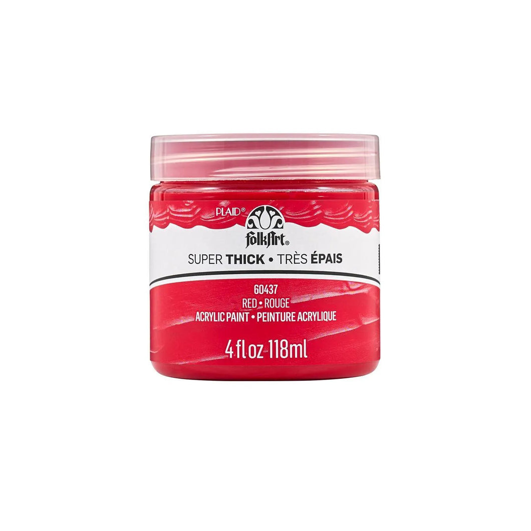 FolkArt Super Thick Acrylic Paint - Red