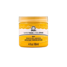 Load image into Gallery viewer, FolkArt Super Thick Acrylic Paint - Medium Yellow