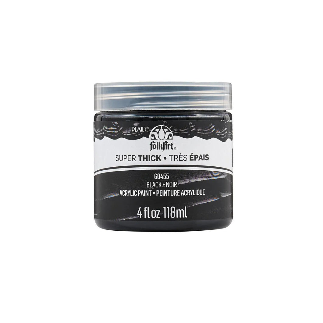 FolkArt Super Thick Acrylic Paint - Black