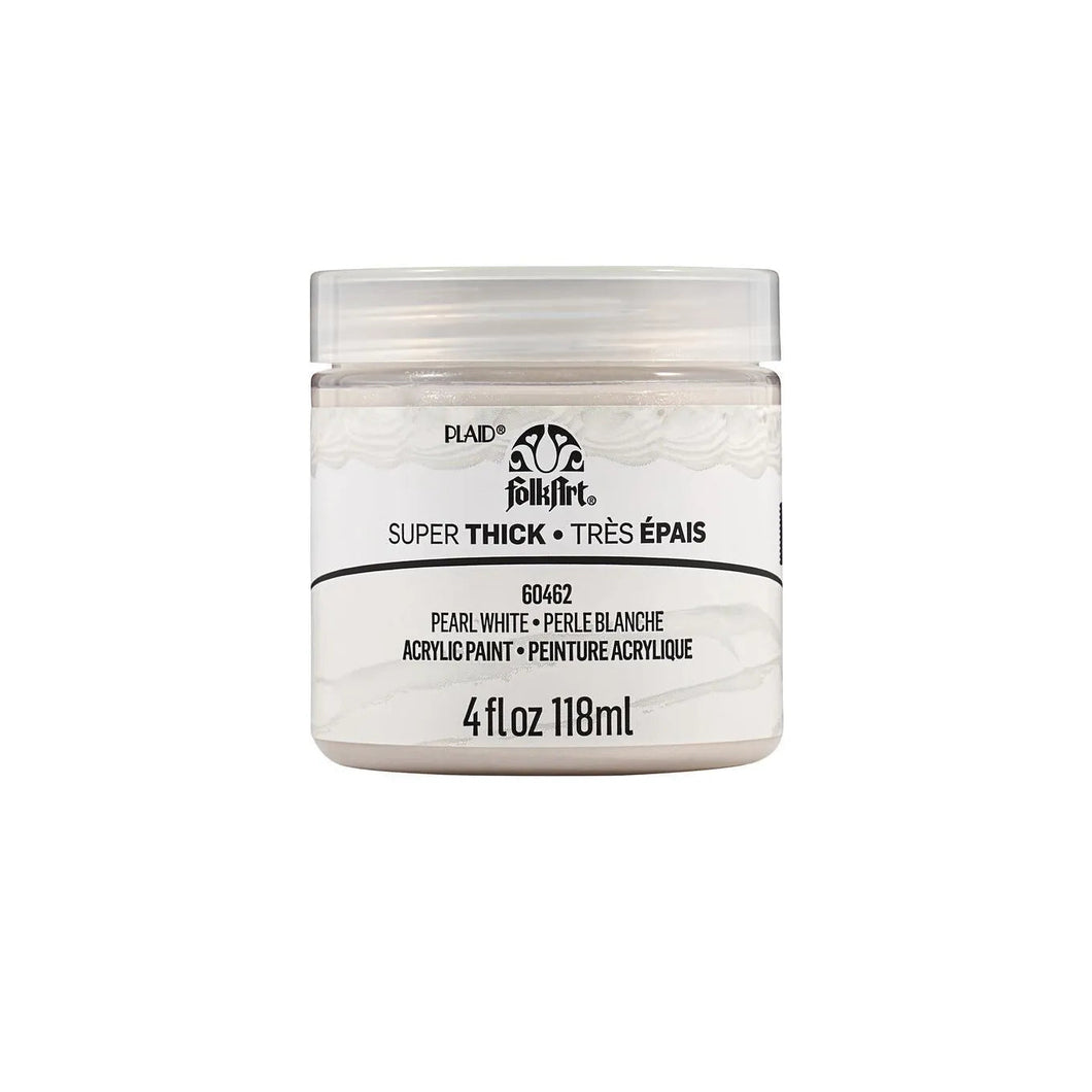 FolkArt Super Thick Acrylic Paint - Pearl White