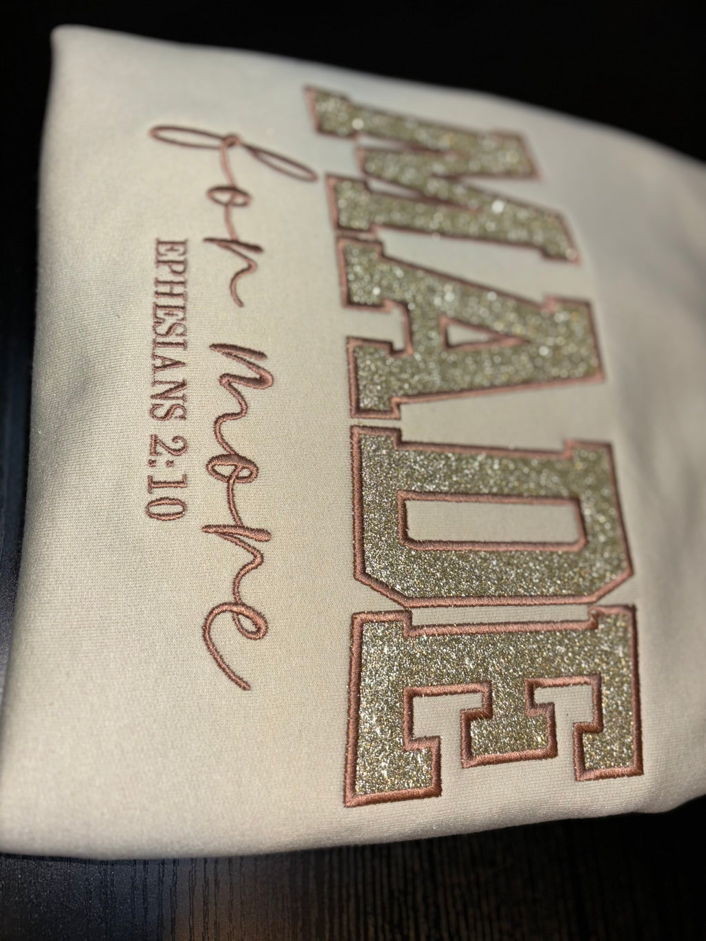 Made for More! Embroidered Crewneck