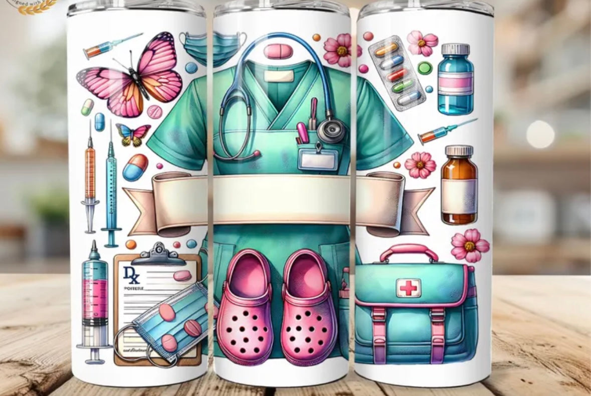 Colorful nurse cup!