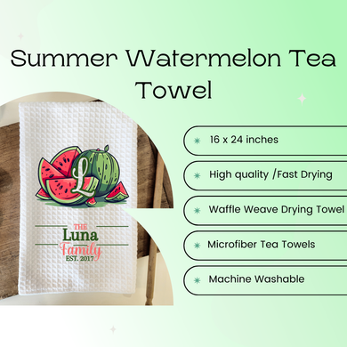 Summer Watermelon Tea Towel