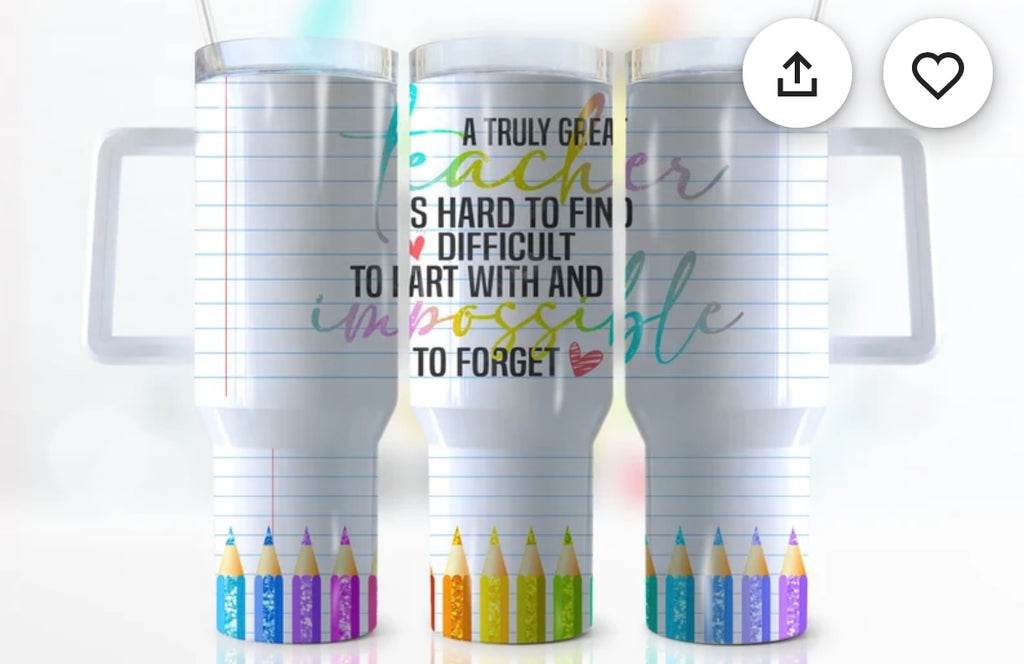 Teacher appreciation 40oz cup!