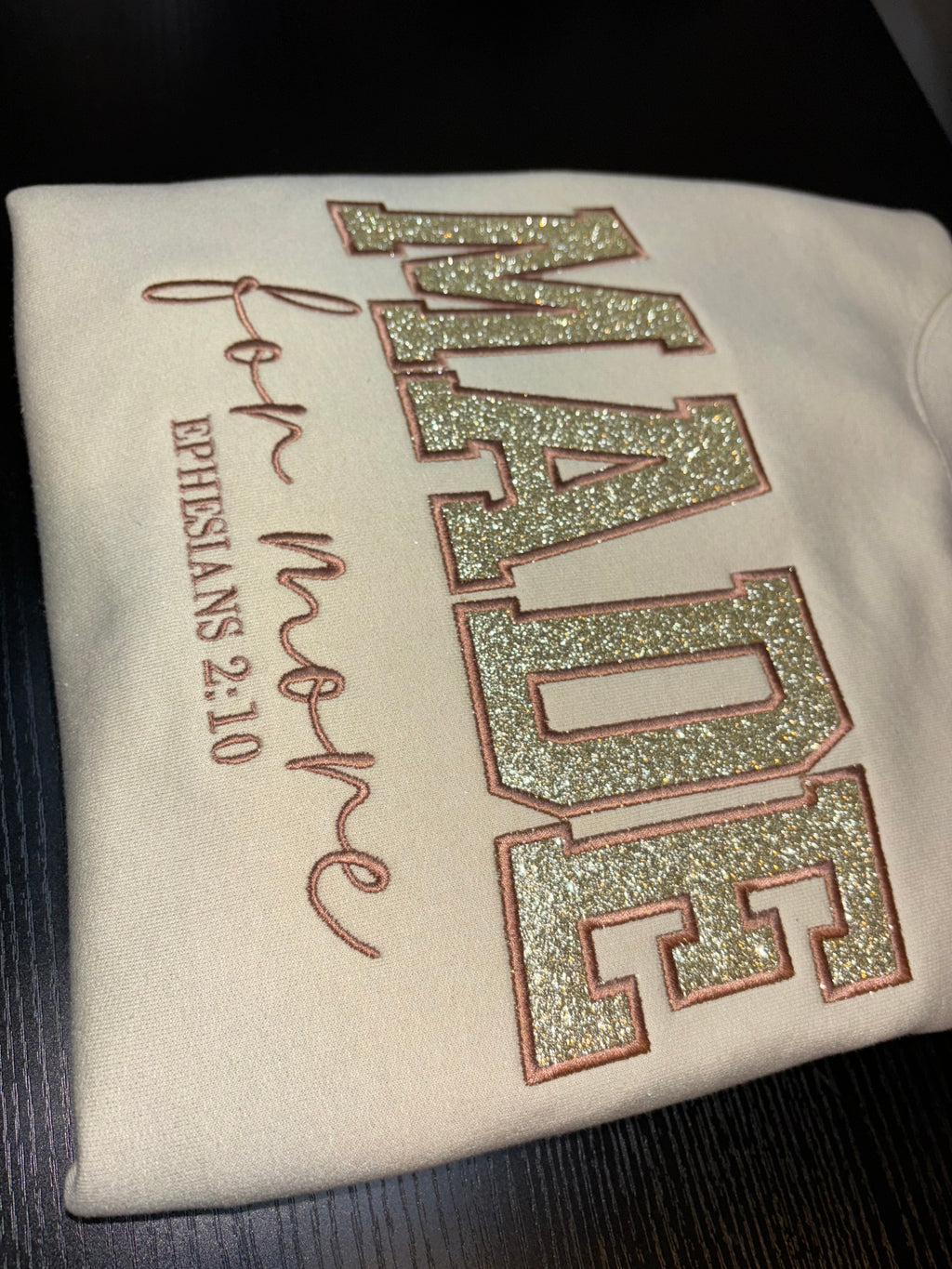 Made for More! Embroidered Crewneck