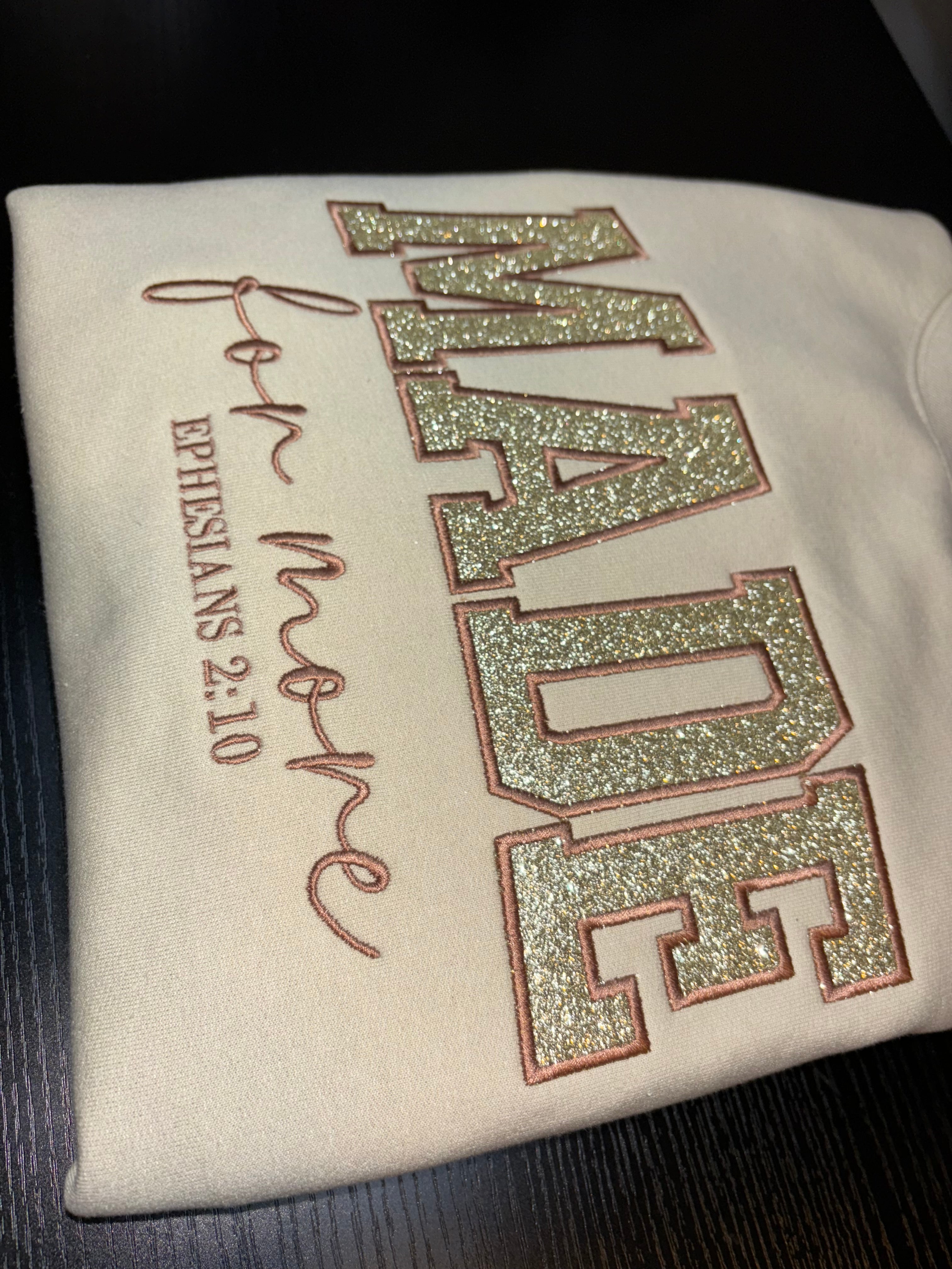 Made for More! Embroidered Crewneck