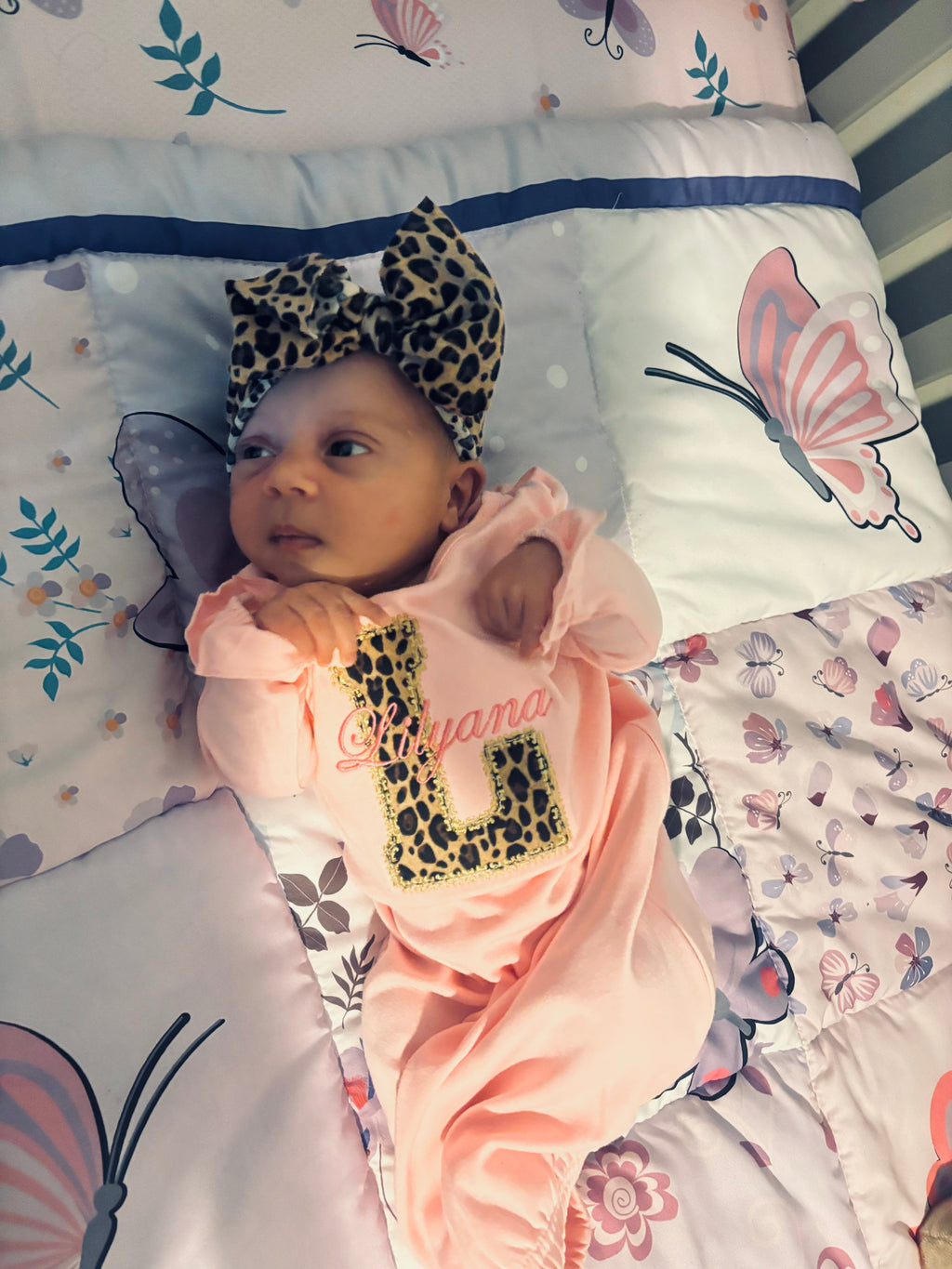 Custom Infant Cheetah Nightgown