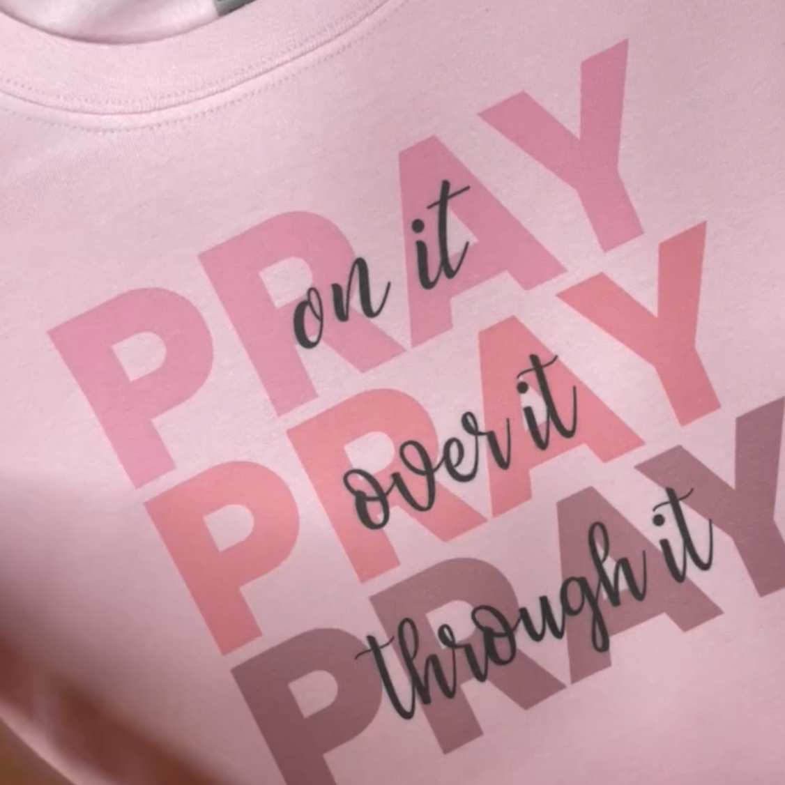 Pray on it crewneck!