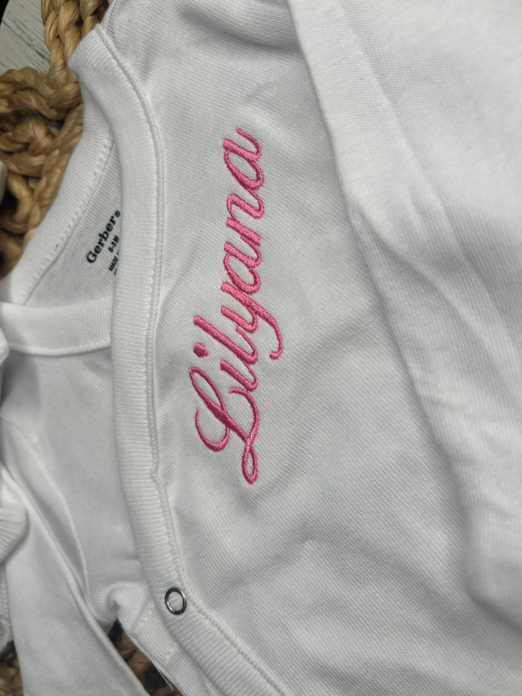 Coming Home Embroidered Long Sleeve Onesie!