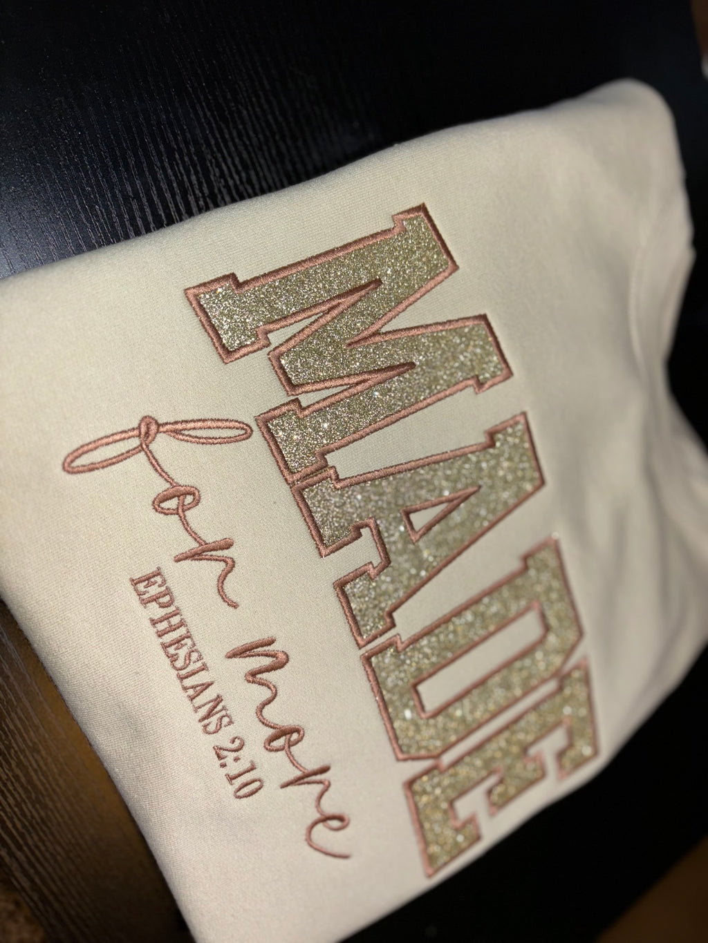 Made for More! Embroidered Crewneck