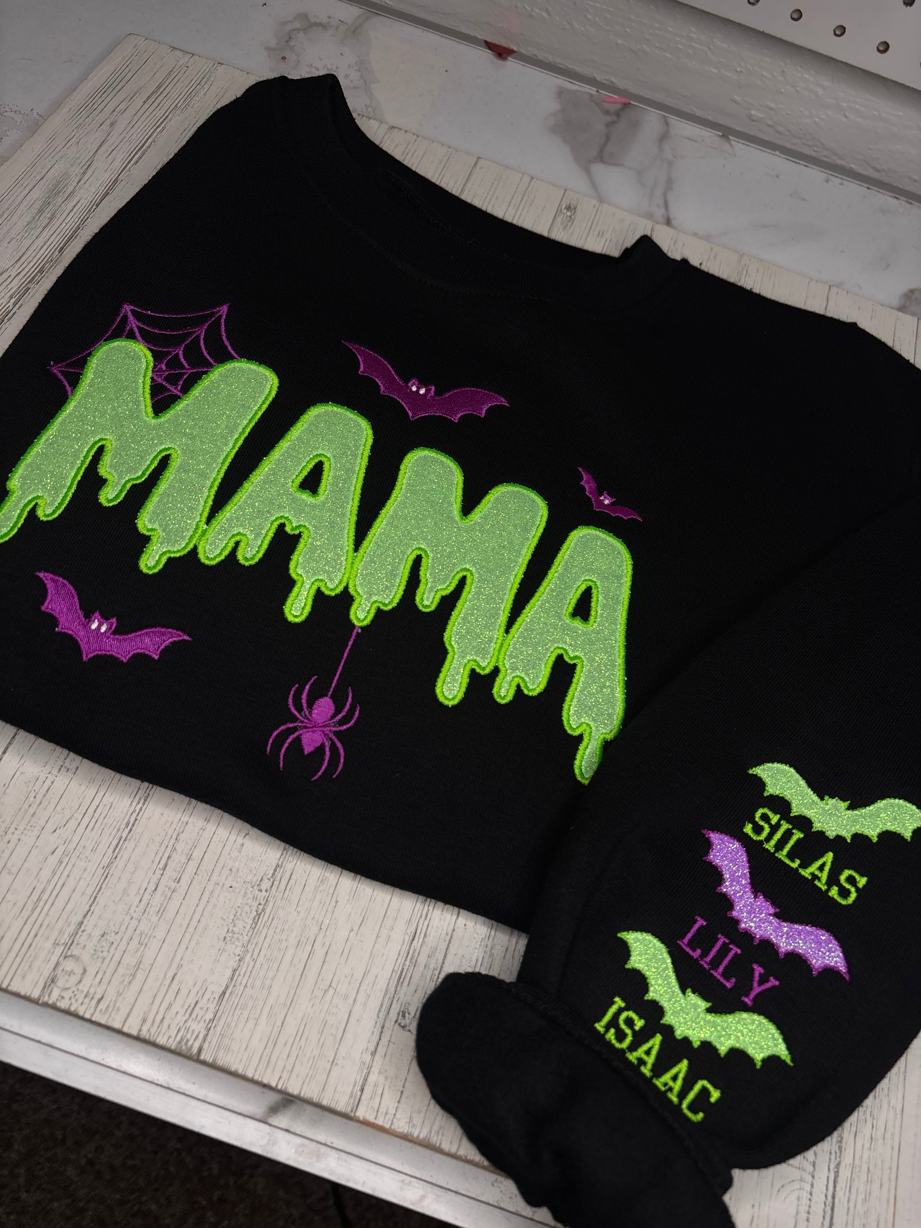Custom Bats! Mama Crewneck