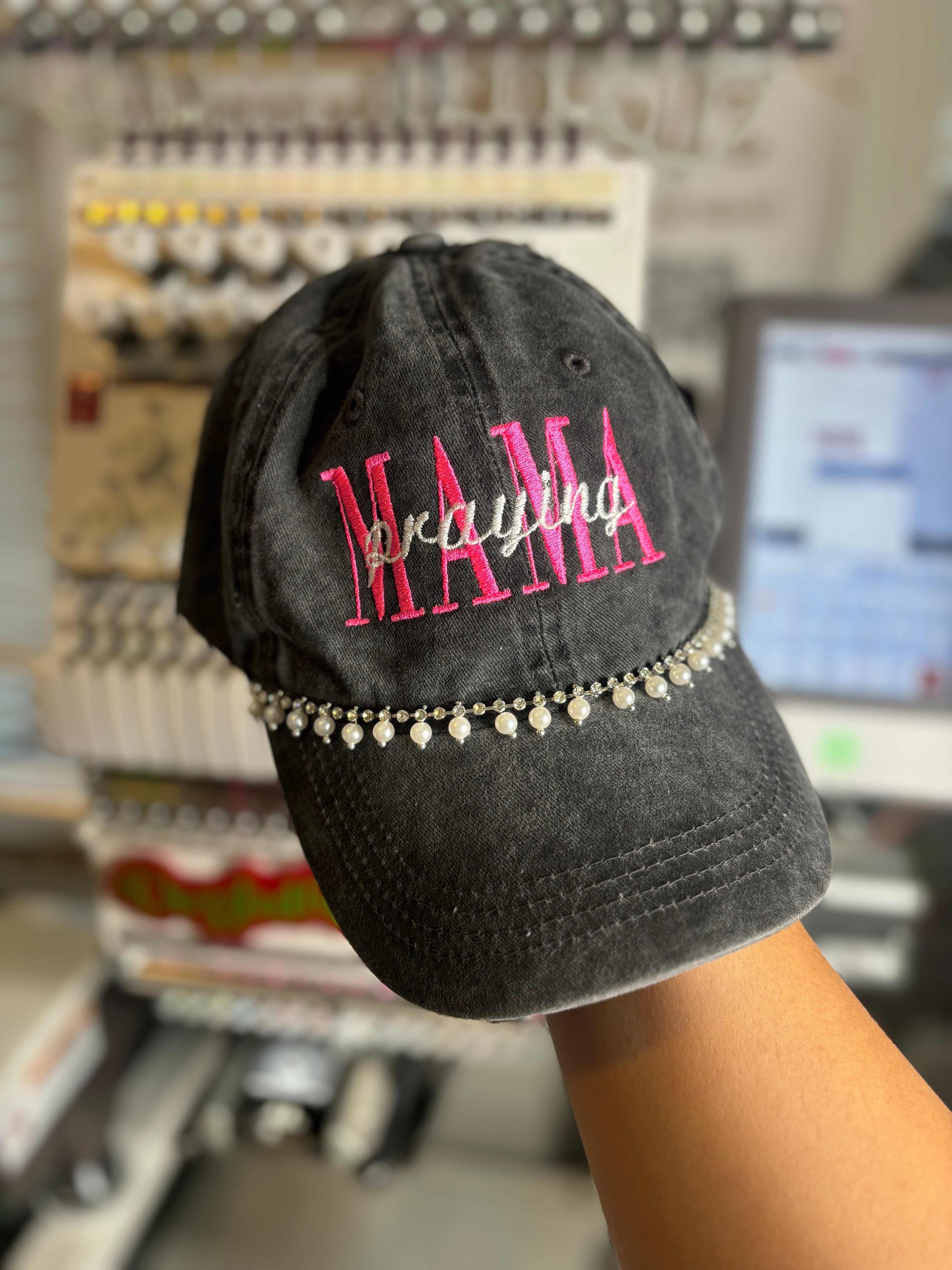 Praying Mama Embroidered Hat💕
