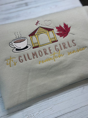 Fall Embroidered Crewneck 🍂