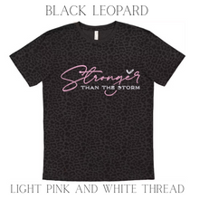 Load image into Gallery viewer, Stronger Than The Storm Embroidered T-Shirt