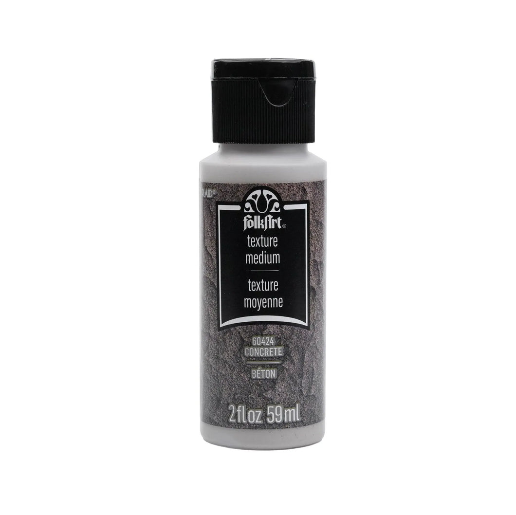 FolkArt Textured Acrylic Paint - Concrete