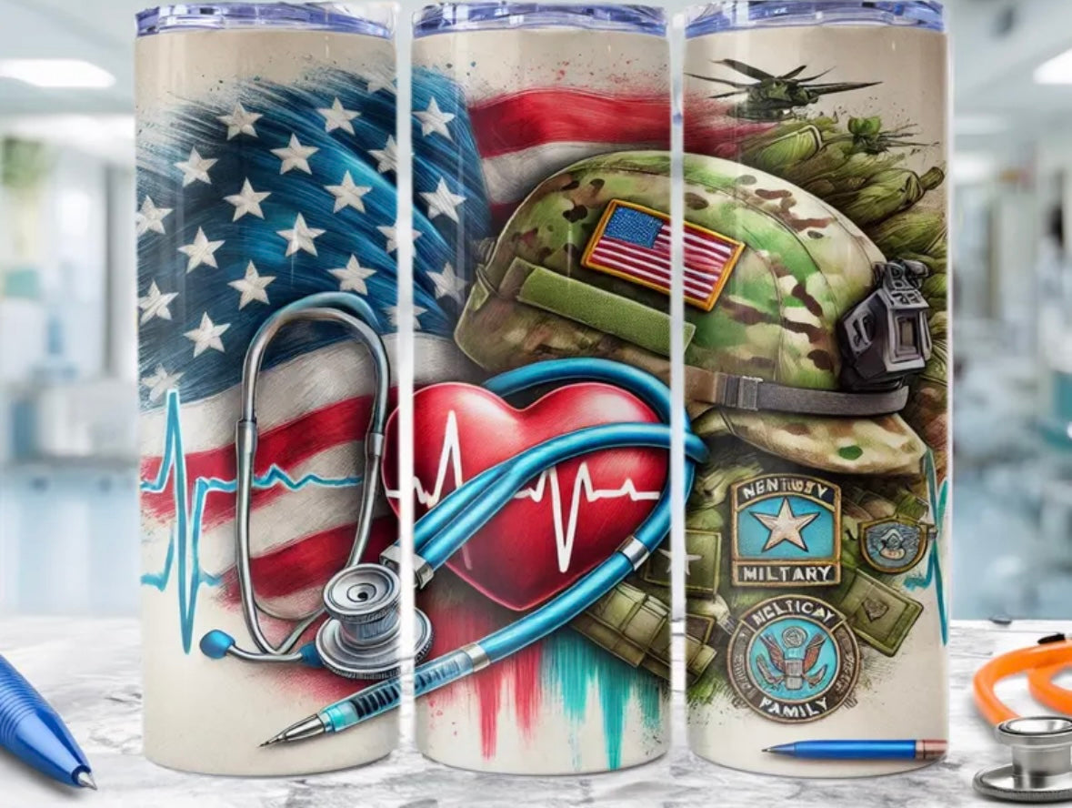 Patriotic nurse design