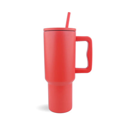 Handled Tumbler Modern II  Matte - Watermelon
