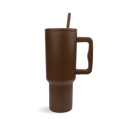 Handled Tumbler Modern II  Matte - Brown