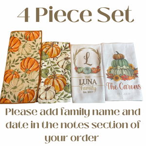 4PCS Fall Set with Drying mat!