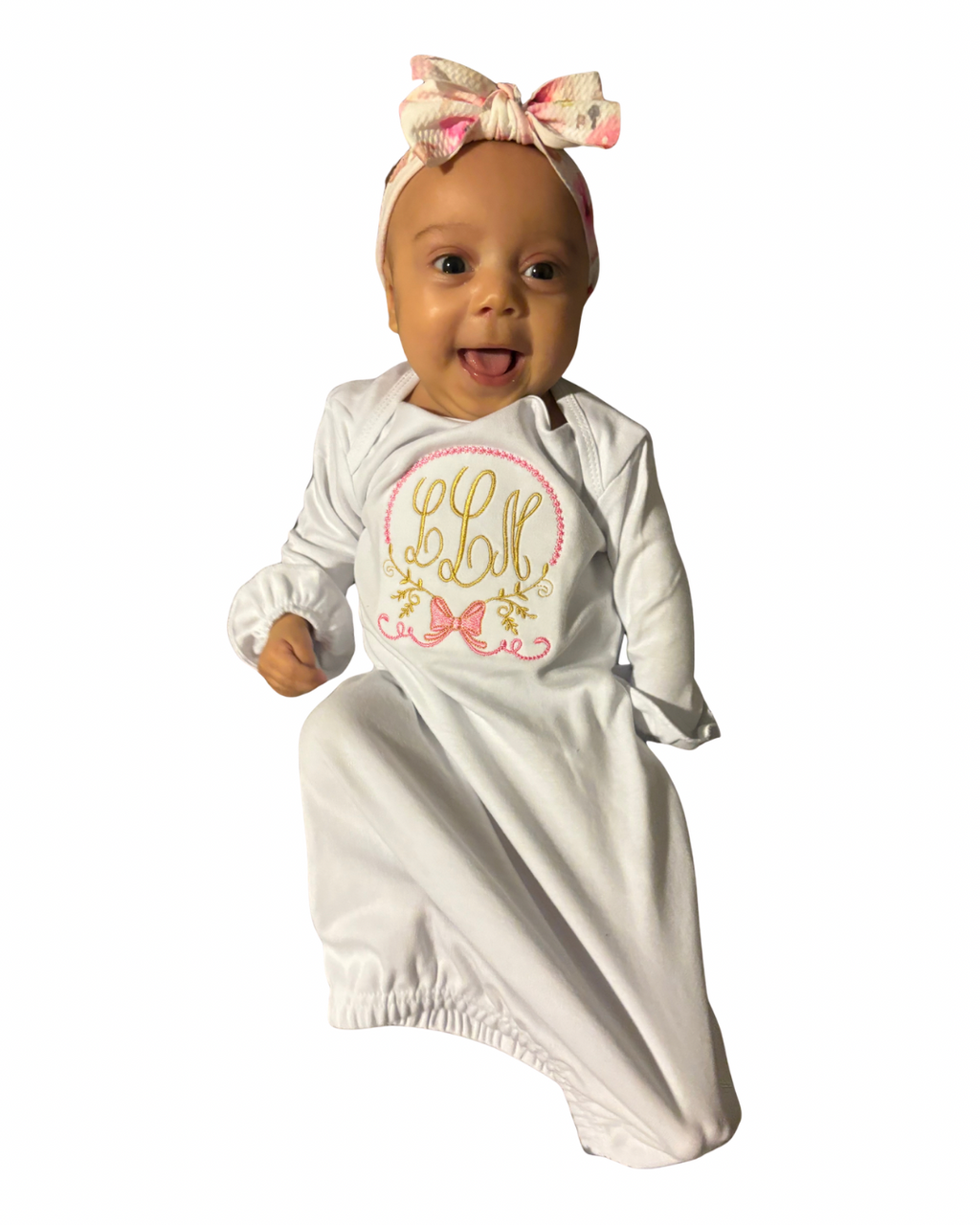 Custom Infant Monogramed Nightgown