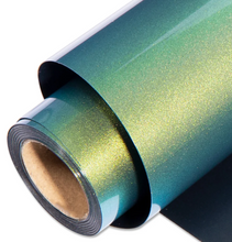 Load image into Gallery viewer, Heat Transfer Vinyl Chameleon HTV - Gold to Green